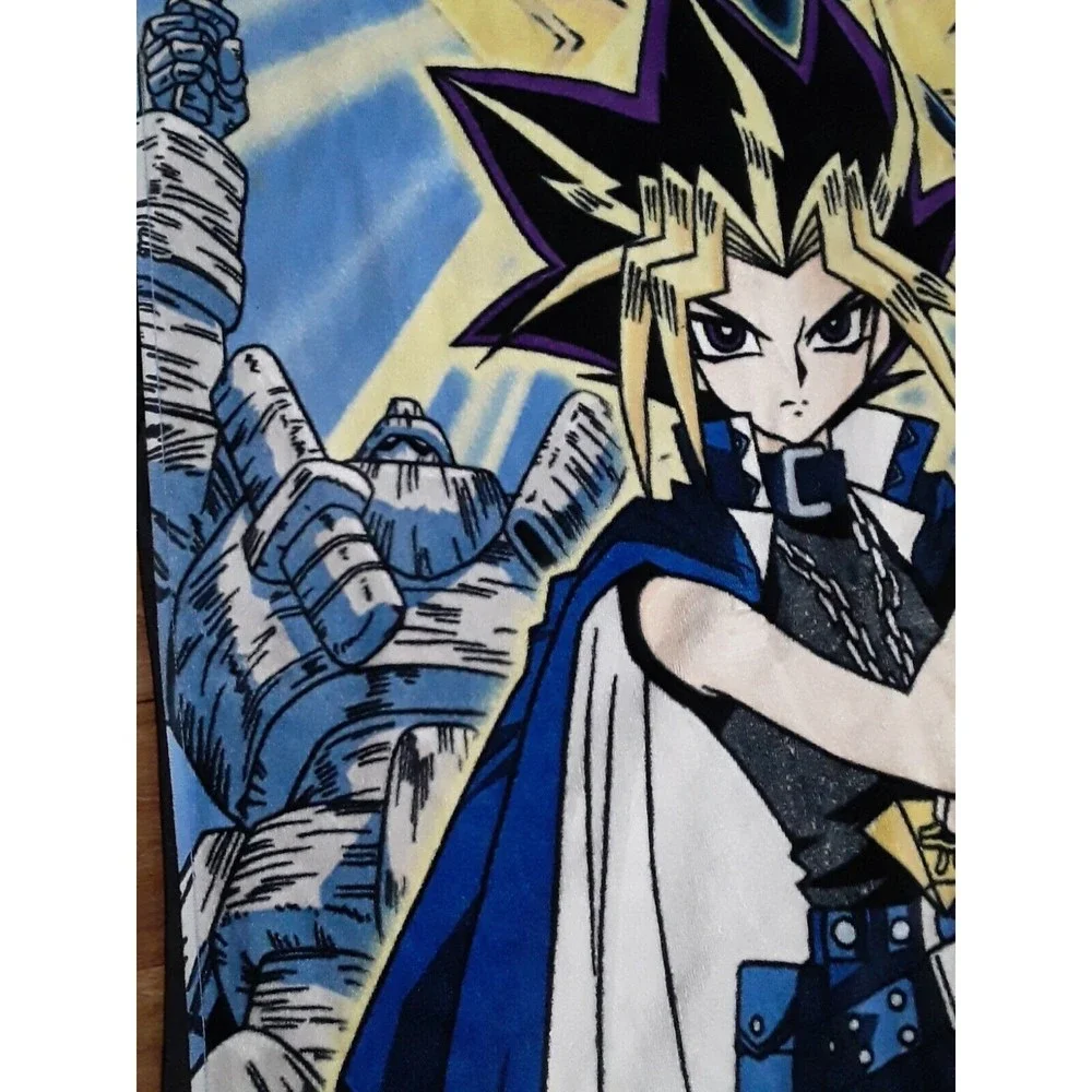 Vintage 1996 Yu-Gi-Oh! Japanese Anime Retro Graphic Beach Towel 55x27 inches